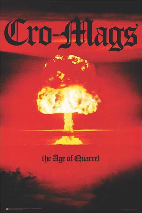 Black Ball Corp CRO-MAGS AGE OF QUARREL POSTER - Darkest Hour Apparel