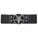 KreepsVille666 Elastic Waist Belt Goat Head Black - Darkest Hour Apparel