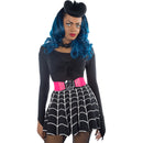 KreepsVille666 Silver Skull evil elastic waist belt S-3X - Darkest Hour Apparel