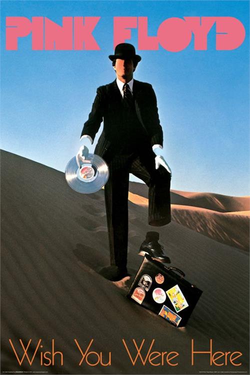 Black Ball Corp Pink Floyd Record Man Poster - Darkest Hour Apparel
