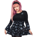 KreepsVille666 Spookshow Babydoll Top - Darkest Hour Apparel