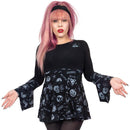KreepsVille666 Spookshow Babydoll Top - Darkest Hour Apparel