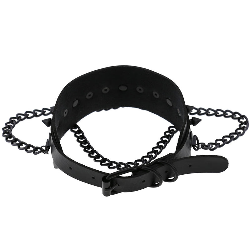 Darkest Hour Apparel Spiked Chain Choker - Darkest Hour Apparel