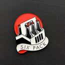 Disburst Six Pack Enamel Pin - Darkest Hour Apparel