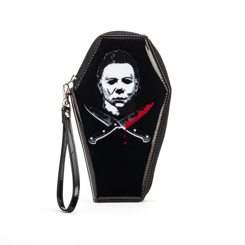 rock rebel Michael Myers Glitter Coffin Wallet - Darkest Hour Apparel