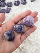Lepidolite Heart