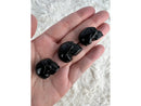 Black Obsidian Skull
