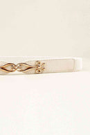 Alloy Buckle Elastic Belt