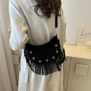 Fringe Detail Crossbody Bag