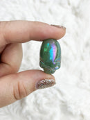 Aura Green Adventurine Skull
