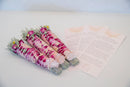 Sage Bundle Large Rose & Crystal with Info Card