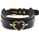 Darkest Hour Apparel Golden Heart Throb Choker - Darkest Hour Apparel