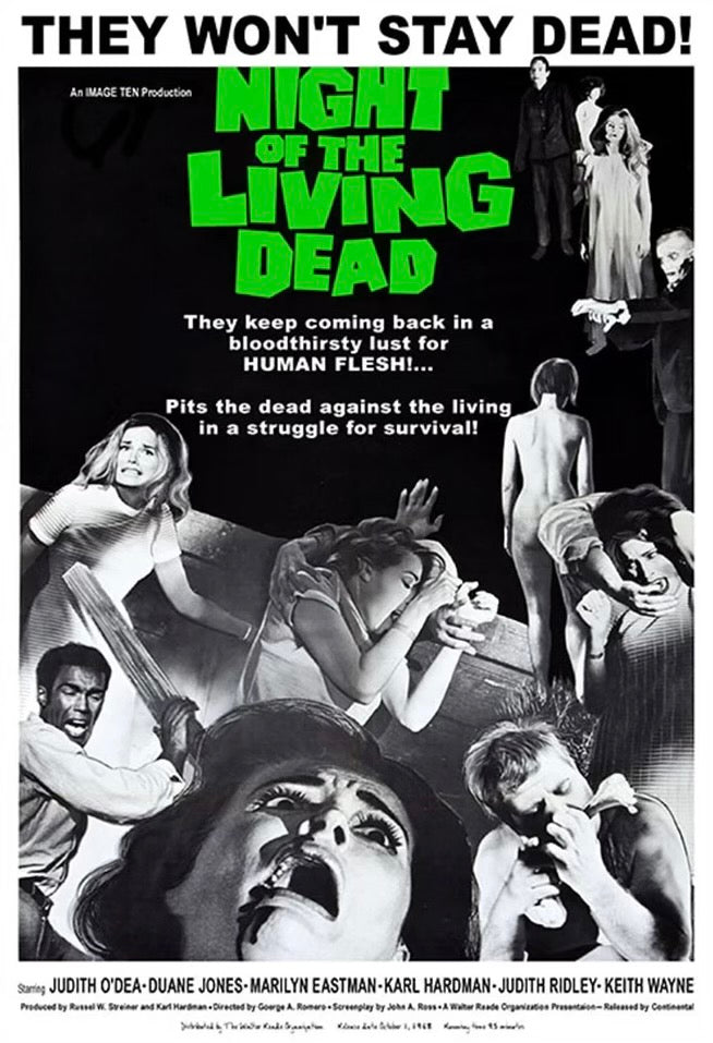 Posters Wholesale Night Of The Living Dead Movie Poster - Darkest Hour Apparel