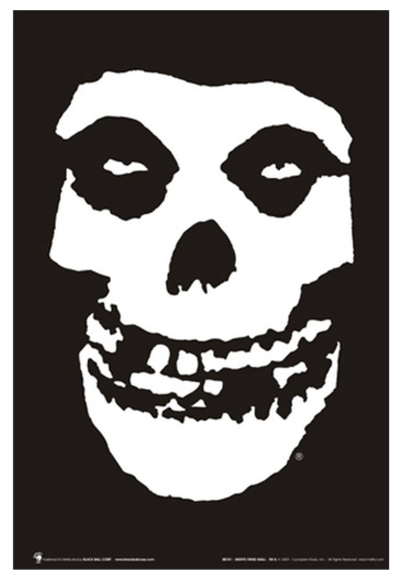 Black Ball Corp Misfits Skull Poster - Darkest Hour Apparel